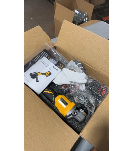 SEESII Cordless 10000RPM Angle Grinder Kit with 2x4.0Ah Battery. 400units. EXW Los Angeles